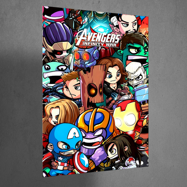 Metal Poster - Superhero Avengers AV01