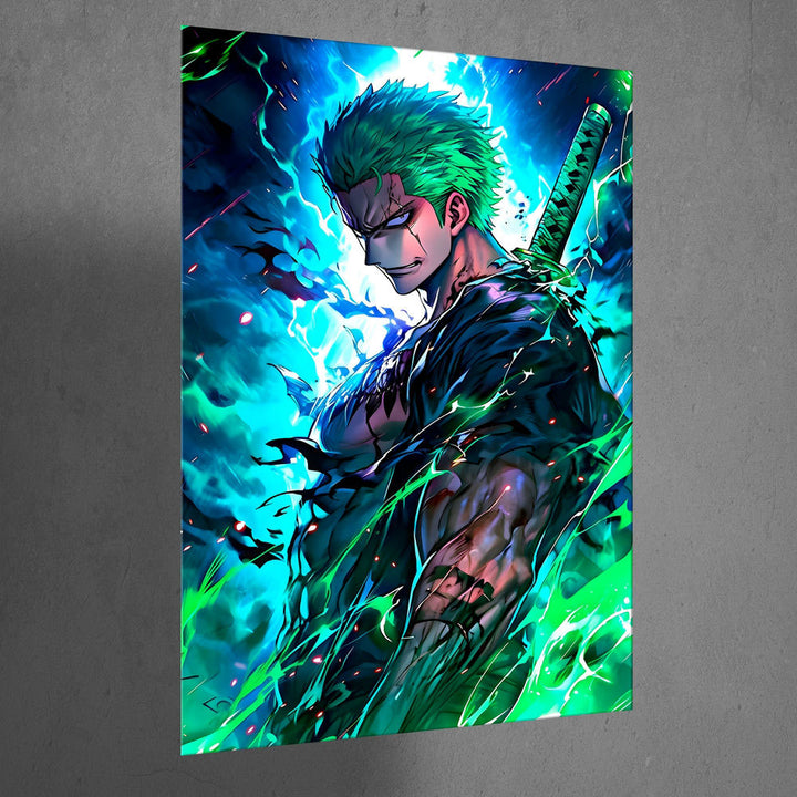 Metal Poster - One Piece Roronoa Zoro OP34