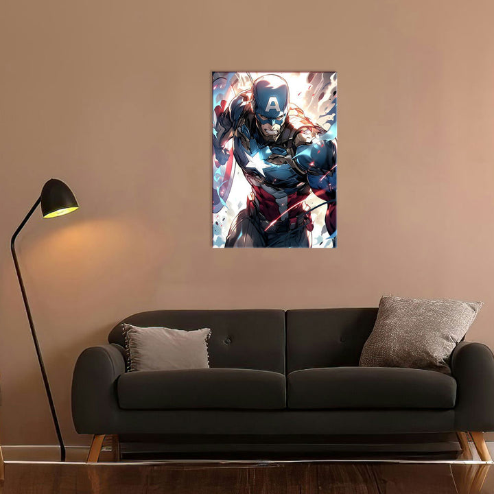 Metal Poster - Superhero Captain America CAP05