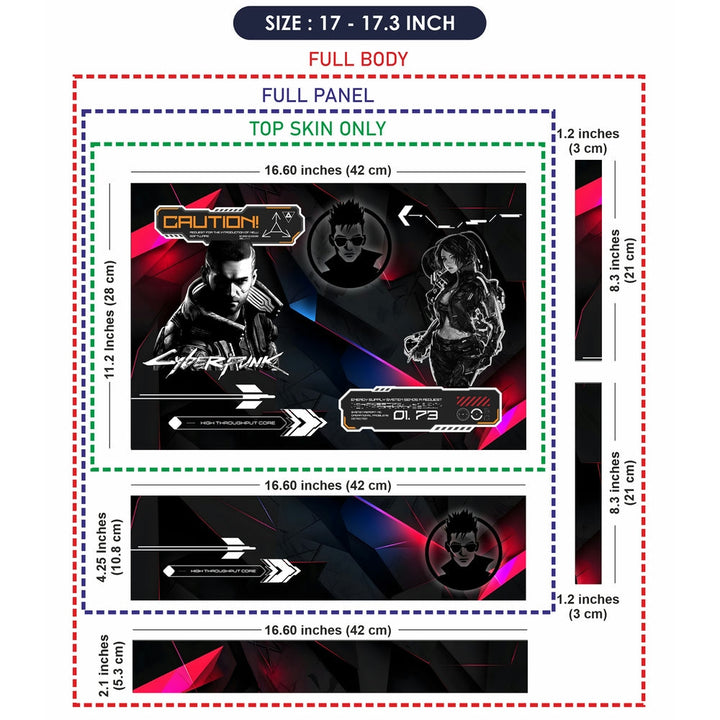 Laptop Skin - Cyberpunk Shadow Network