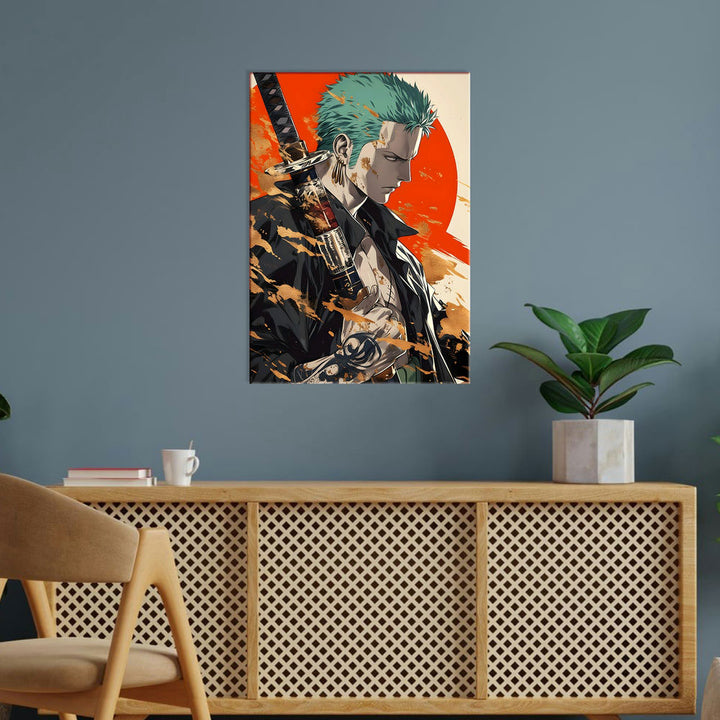 Metal Poster - One Piece Roronoa Zoro OP31