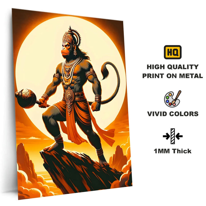 Metal Poster - Lord Hanuman LH09