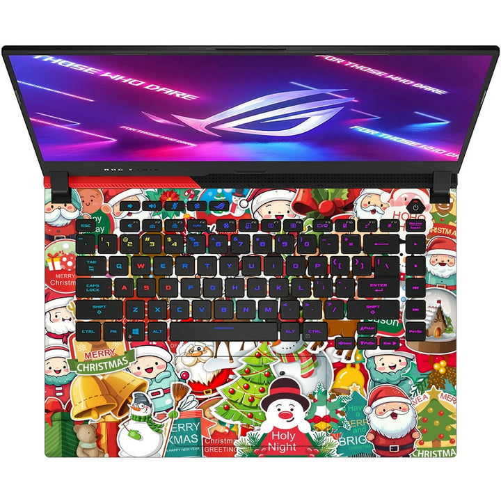 Asus Laptop Skin - Christmas Santa Sticker Bomb