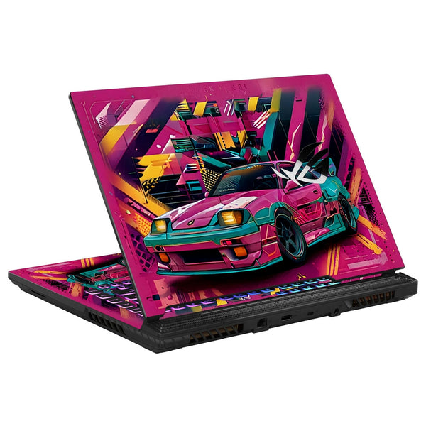 Asus Laptop Skin - Vibrant Retro Racer