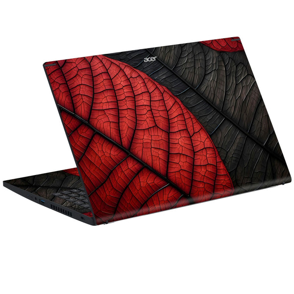 Acer Laptop Skin - Red and Blue Web Abstract