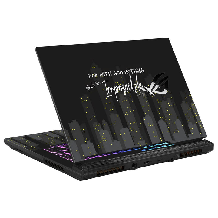 Asus Laptop Skin - With God Inspiration