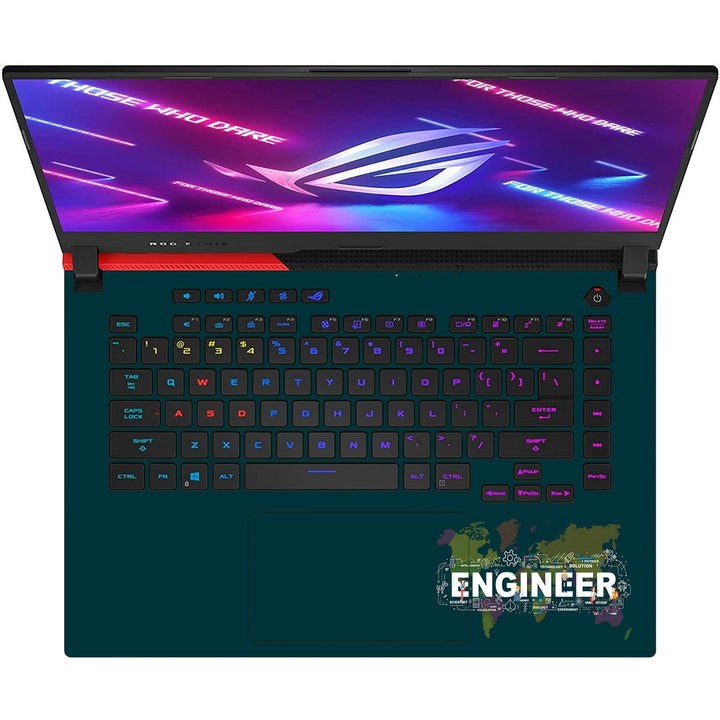 Asus Laptop Skin - Engineer World Map