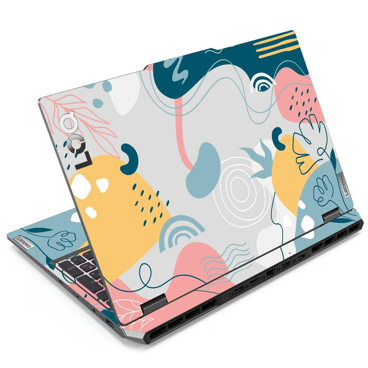 Lenovo LOQ Laptop Skin - Floral Pastel Abstract Design