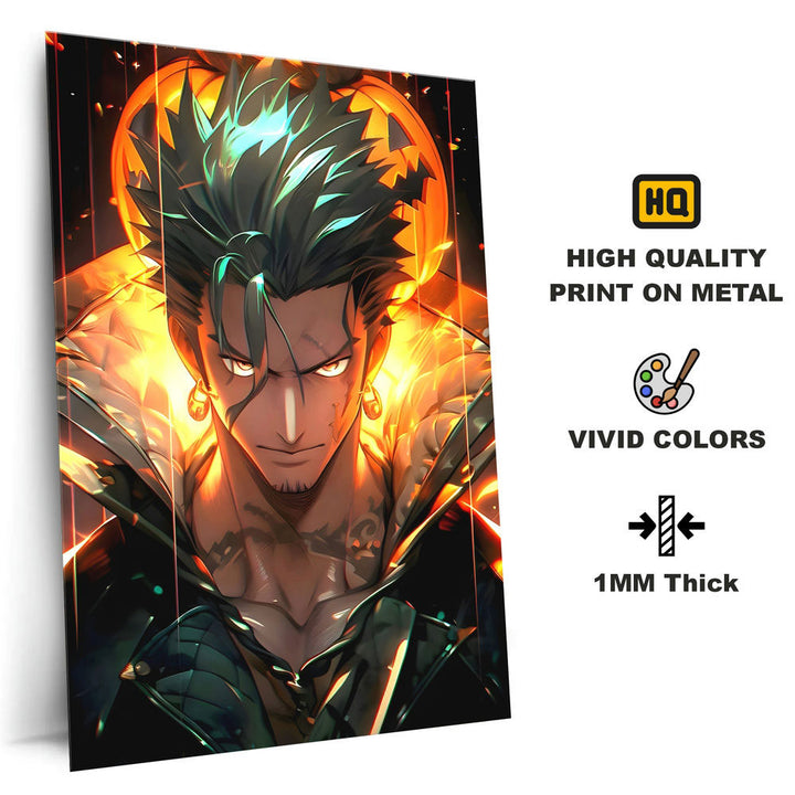 Metal Poster - One Piece Roronoa Zoro OP22