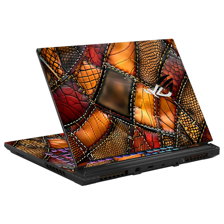 Asus Laptop Skin - Earthy Patchwork Abstract