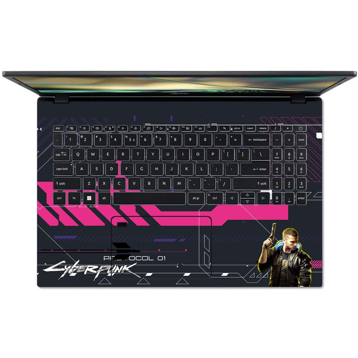 Acer Laptop Skin - Cyberpunk Data Drift