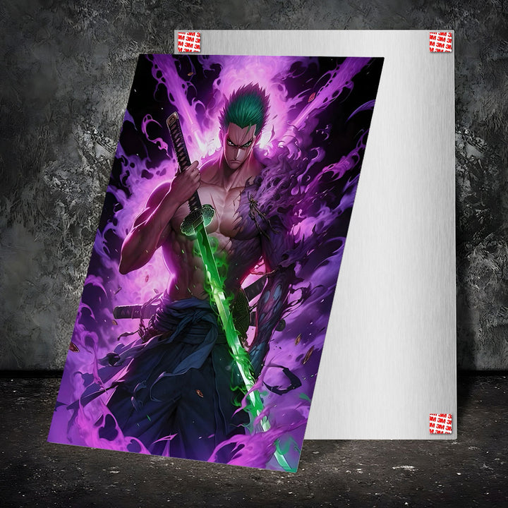 Metal Poster - One Piece Roronoa Zoro OP28