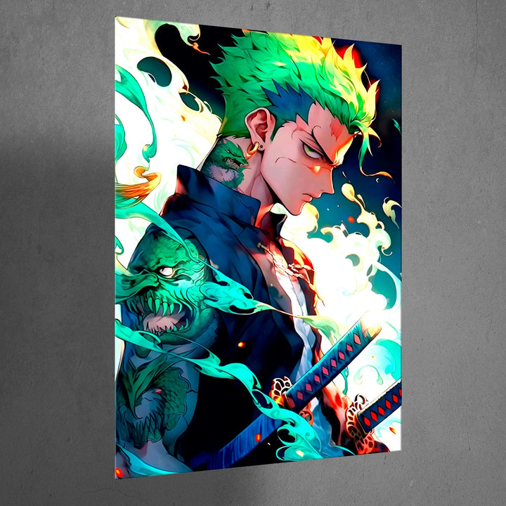 Metal Poster - One Piece Roronoa Zoro OP46