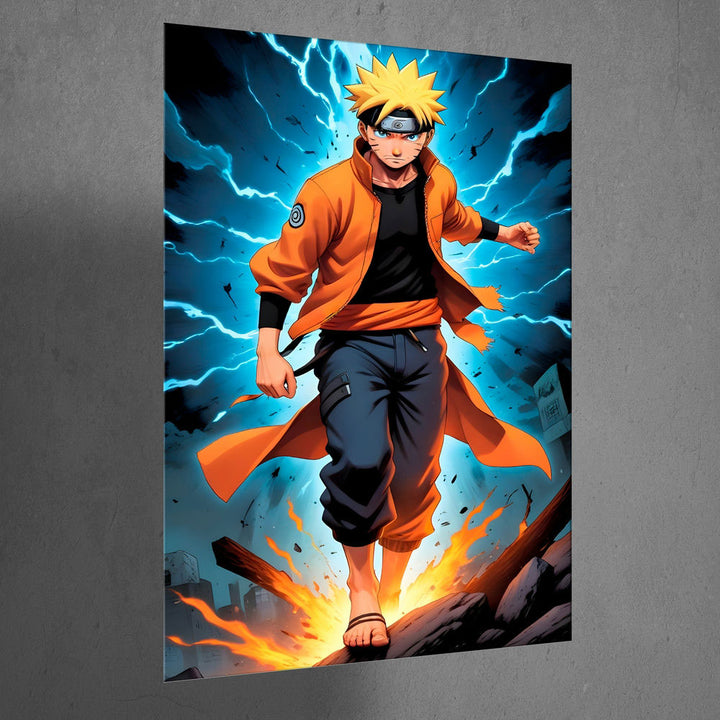 Metal Poster - Naruto Uzumaki NU02