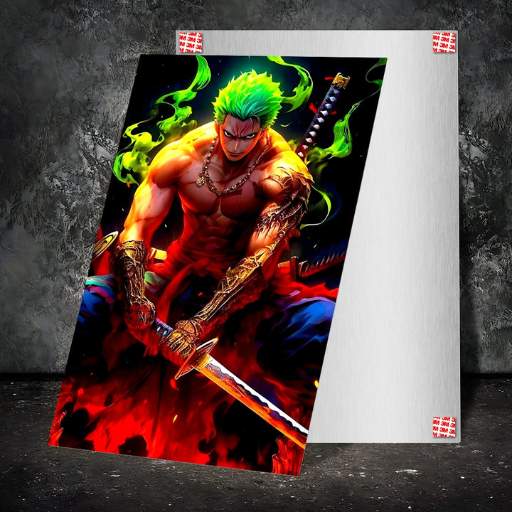 Metal Poster - One Piece Roronoa Zoro OP42