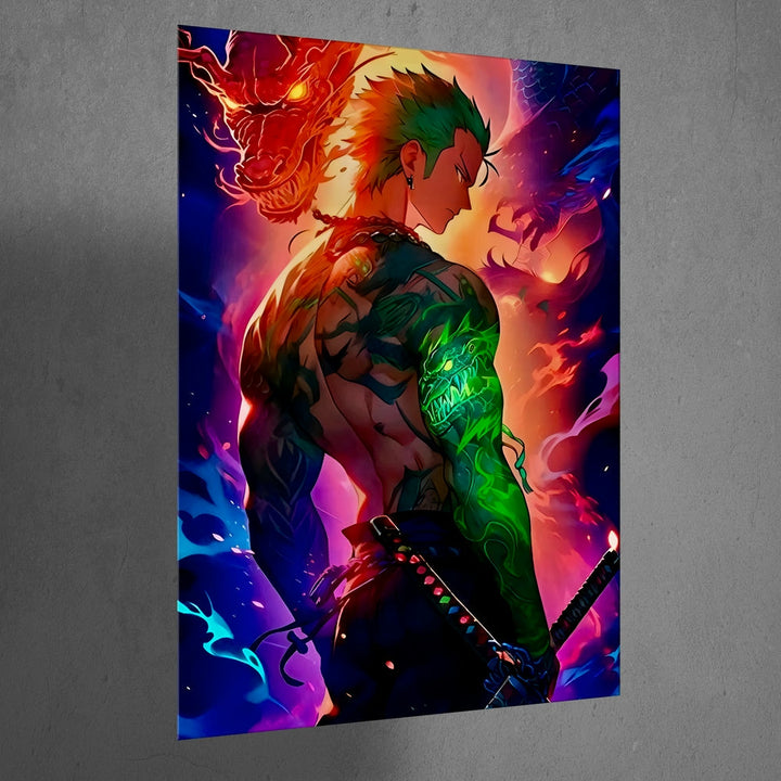 Metal Poster - One Piece Roronoa Zoro OP38