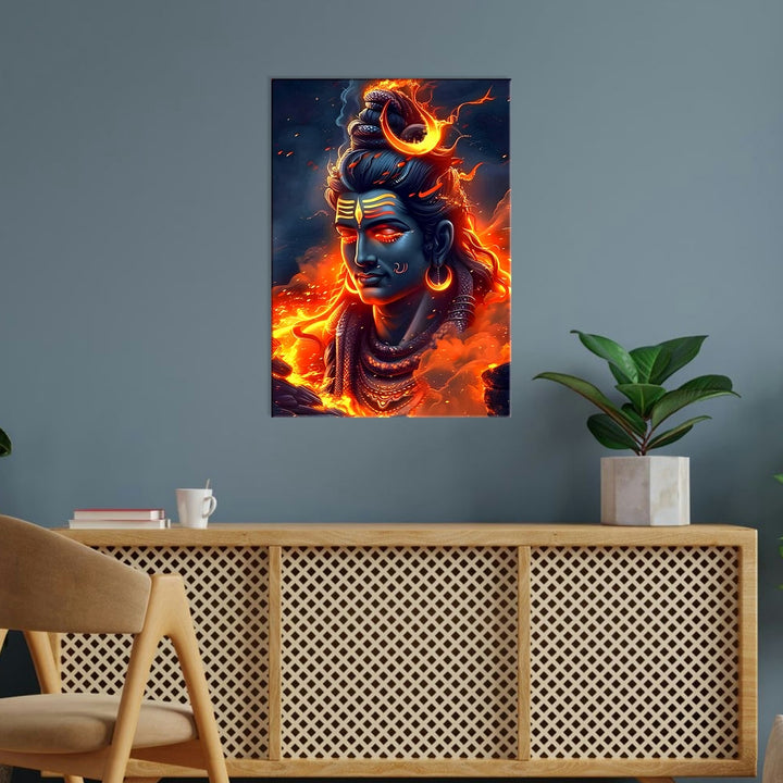 Metal Poster - Lord Shiva LS14