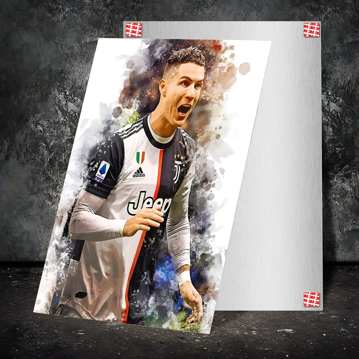 Metal Poster - Footballer Cristiano Ronaldo F01