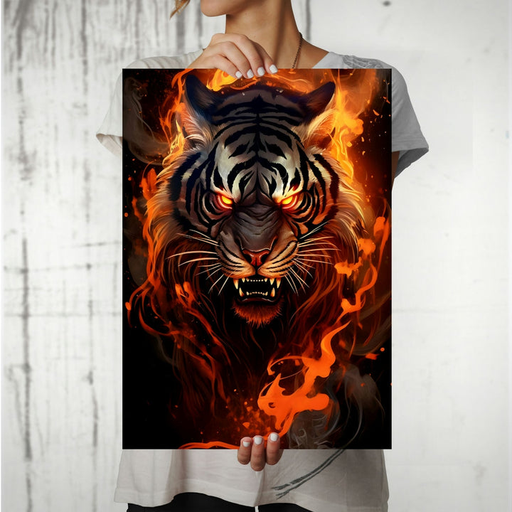 Metal Poster - Wildlife Tiger TG03