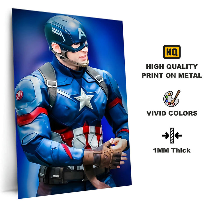 Metal Poster - Superhero Captain America CAP02