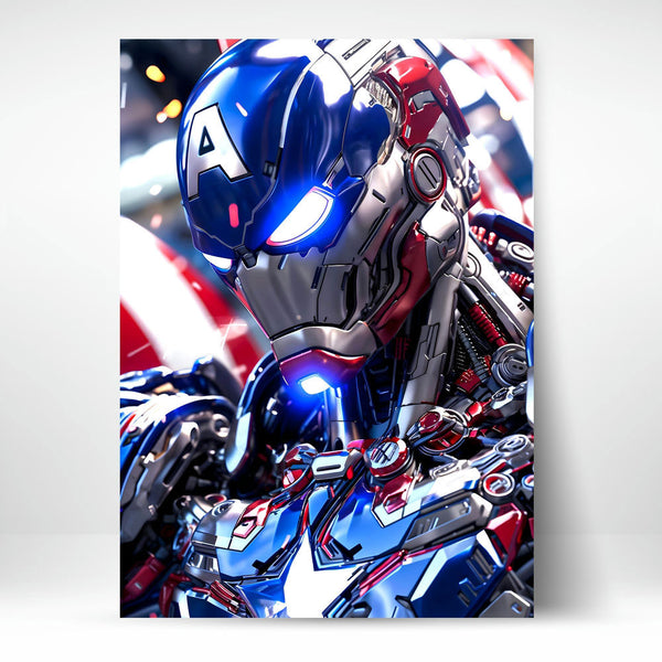 Metal Poster - Superhero Captain America CAP03