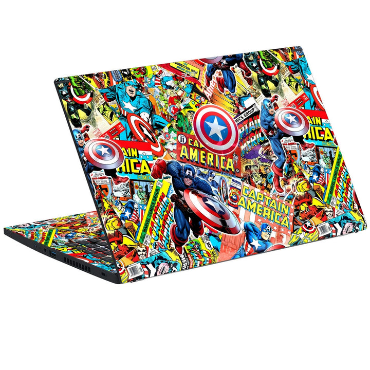 Acer Laptop Skin - Captain America Marvel Mix