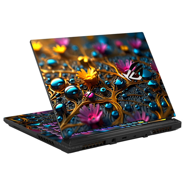 Asus Laptop Skin - Multicolor Gemstone Cluster Abstract