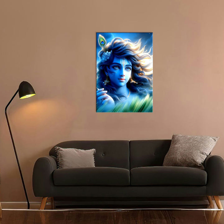 Metal Poster - Lord Krishna LK01