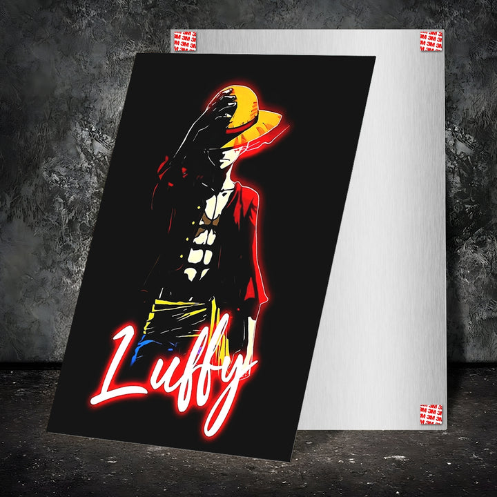 Metal Poster - One Piece Monkey D Luffy OP51