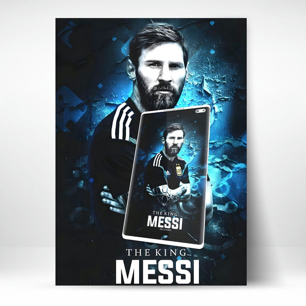 Metal Poster - Footballer Lionel Messi LM02