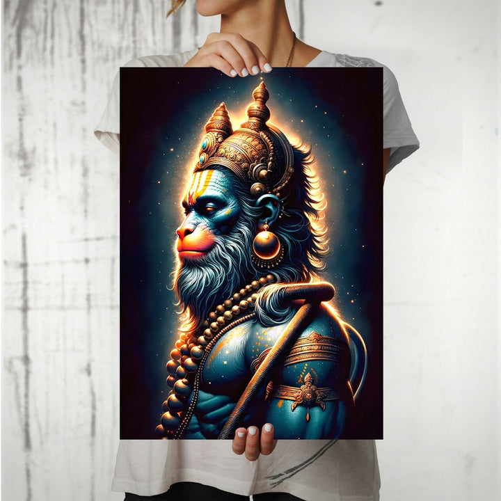 Metal Poster - Lord Hanuman LH04