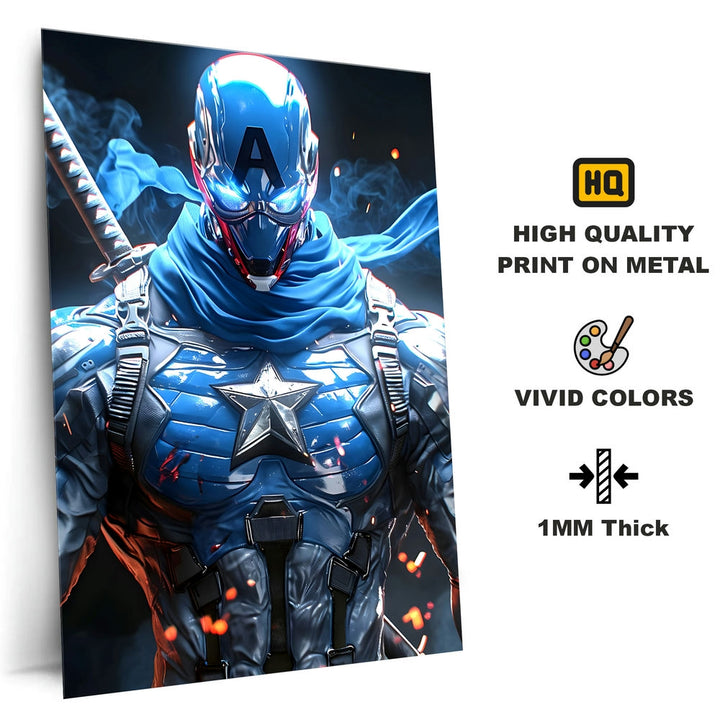 Metal Poster - Superhero Captain America CAP14