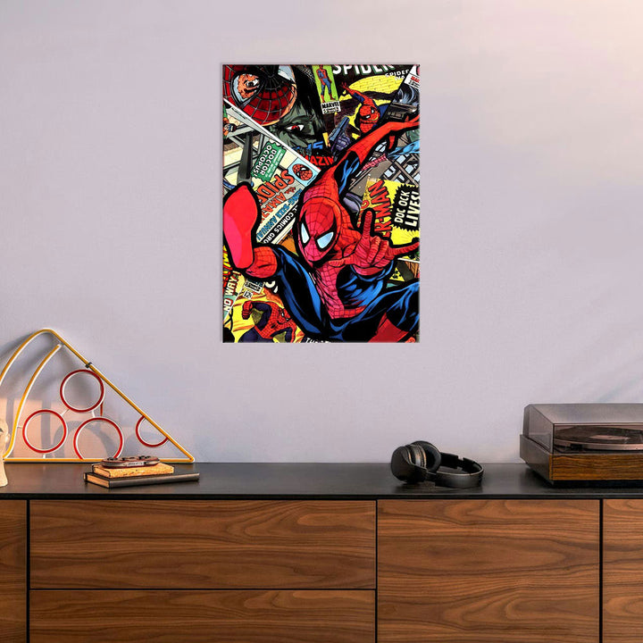 Metal Poster - Superhero Spiderman SM01