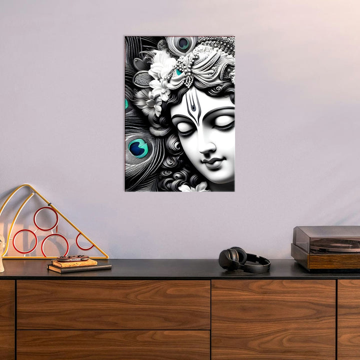 Metal Poster - Lord Krishna LK05