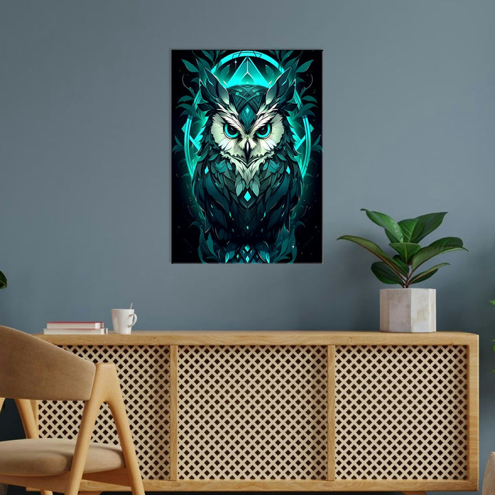 Metal Poster - Wildlife Owl WO04