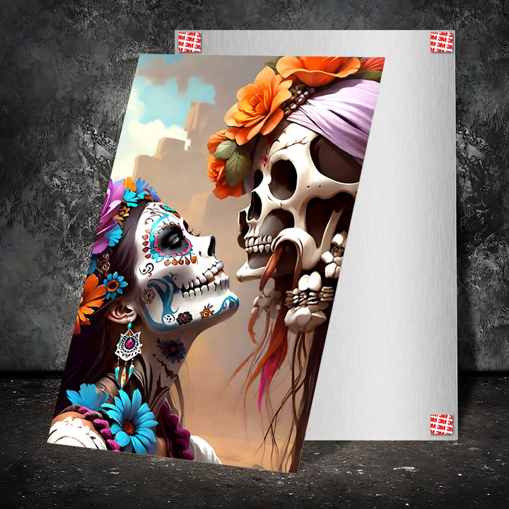 Metal Poster - Day of the Dead Romance