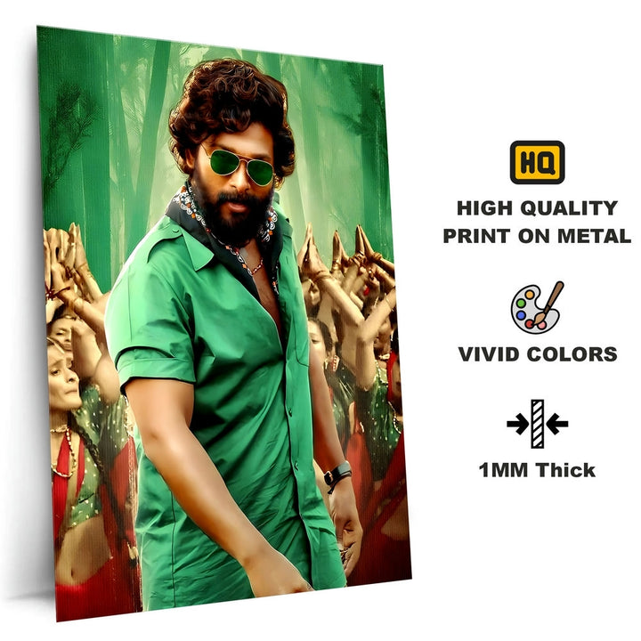 Metal Poster - Allu Arjun AA04