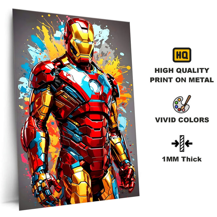 Metal Poster - Superhero Iron Man IM05