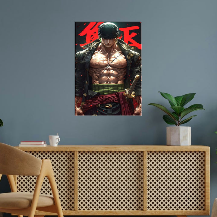 Metal Poster - One Piece Roronoa Zoro OP48