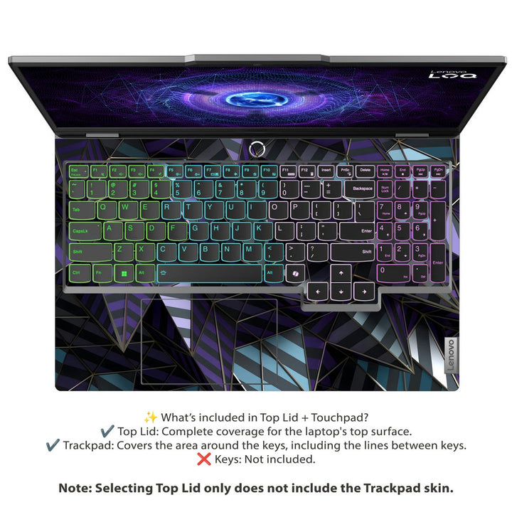 Lenovo LOQ Laptop Skin - Geometric Twilight