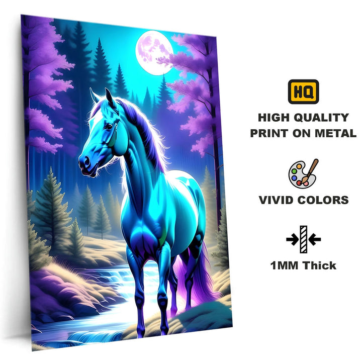 Metal Poster - Wildlife Horse HOR01