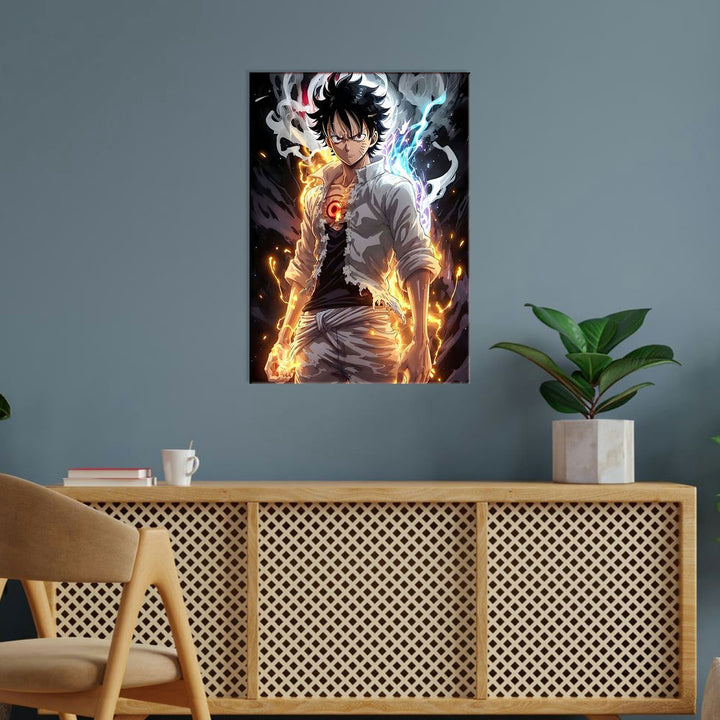 Metal Poster - One Piece Monkey D Luffy OP11