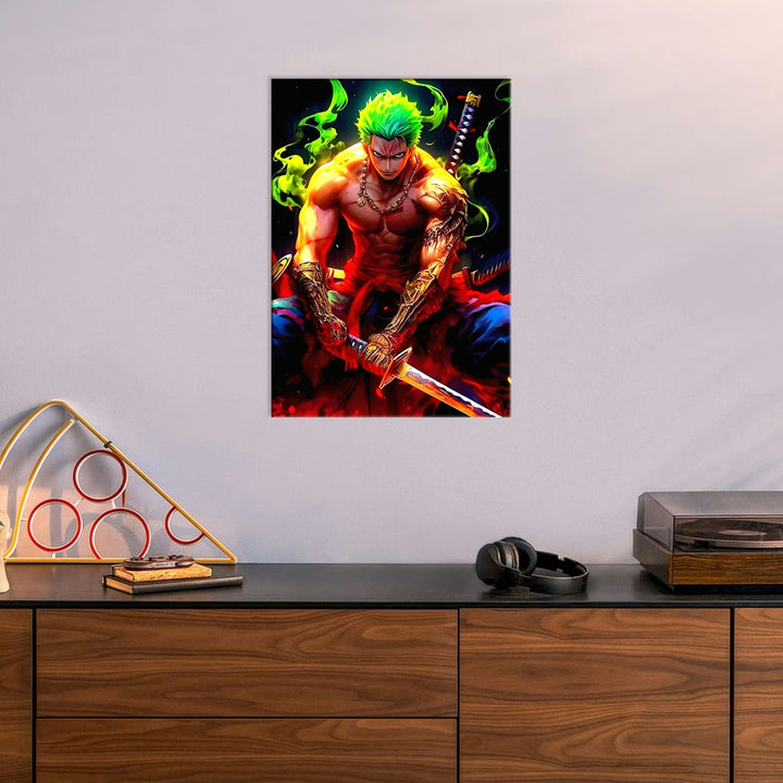 Metal Poster - One Piece Roronoa Zoro OP56