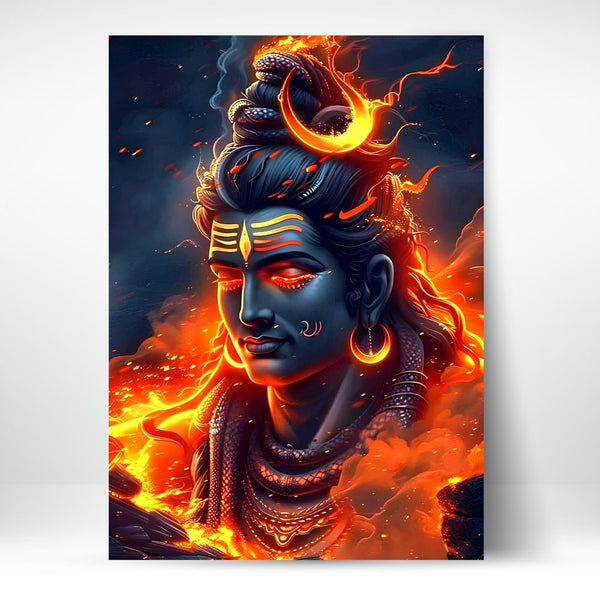 Metal Poster - Lord Shiva LS14