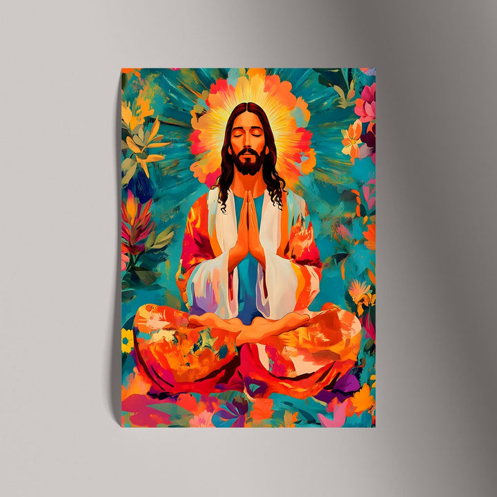 Self Adhesive Textured Vinyl Poster Radiant Christ