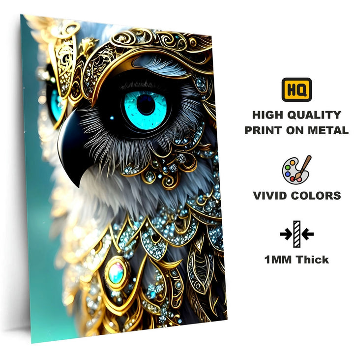 Metal Poster - Wildlife Owl WO03