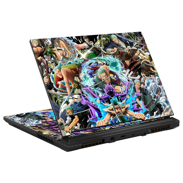 Asus Laptop Skin - Roronoa Zoro Collage