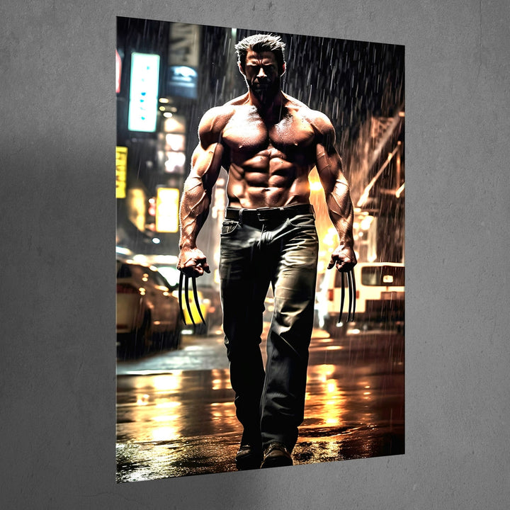 Metal Poster - Superhero Wolverine WOL06