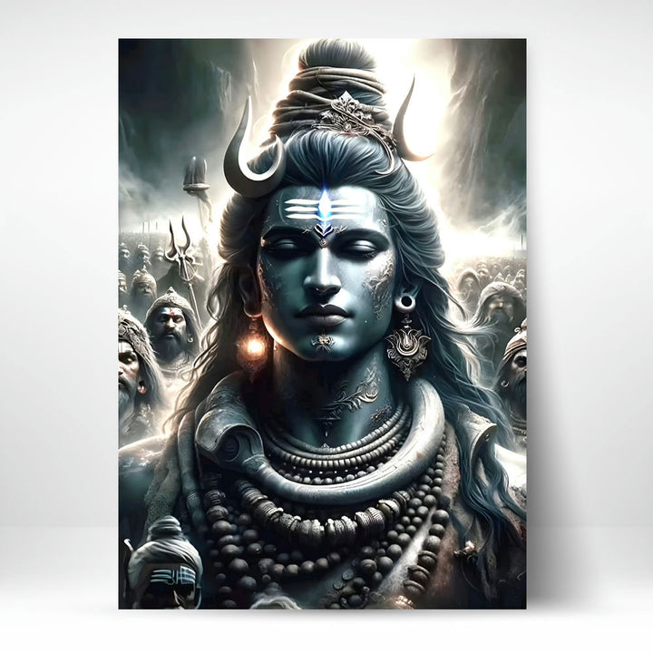 Metal Poster - Lord Shiva LS07