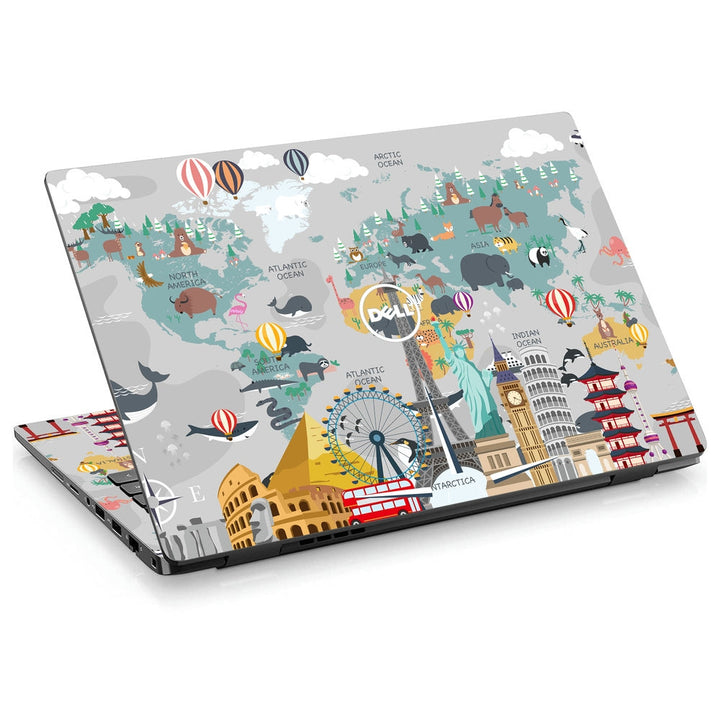 Dell Laptop Skin - Travel Around the World